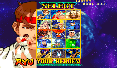 Marvel Vs. Capcom: Clash of Super Heroes (Euro 980123) Screenthot 2